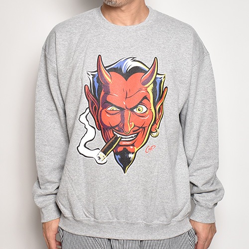 Coop/Smut Devil Crew Neck Sweatshirt�ʥ����� �������åȥ���ġ˥إ������졼 [a-5513]