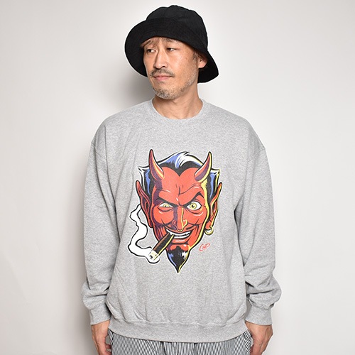 Coop/Smut Devil Crew Neck Sweatshirt�ʥ����� �������åȥ���ġ˥إ������졼 [a-5513]