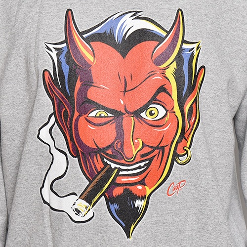 Coop/Smut Devil Crew Neck Sweatshirt�ʥ����� �������åȥ���ġ˥إ������졼 [a-5513]