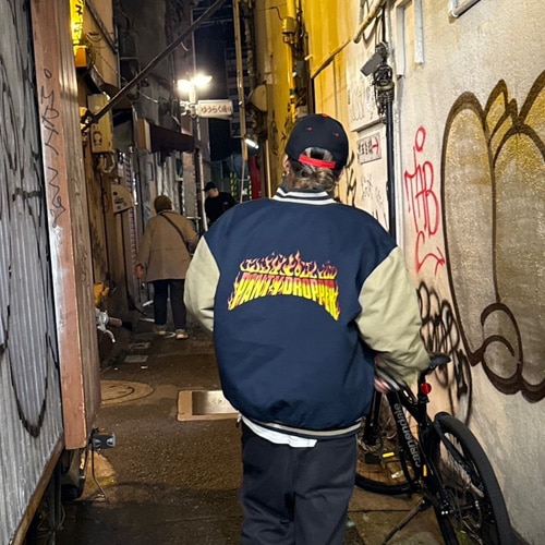 Panty DropperUS/Burn Rib Collar Work Jacket/Red(ѥƥɥåѡߥ 㥱å)ͥӡ/XL [z-9531]