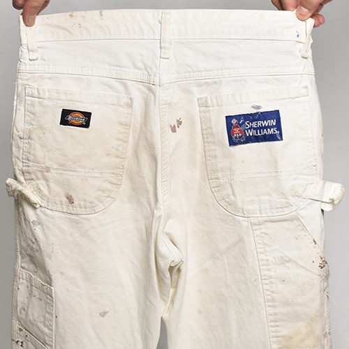 Dickies/White Drill Painter Pants with Sherwin Williams Tag