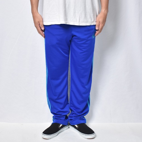 Adidas/3-Stripes Track Pants�ʥ��ǥ����� �ȥ�å��ѥ�ġ˥֥롼�ߥ饤�ȥ֥롼/������W30-38inch [y-1387]