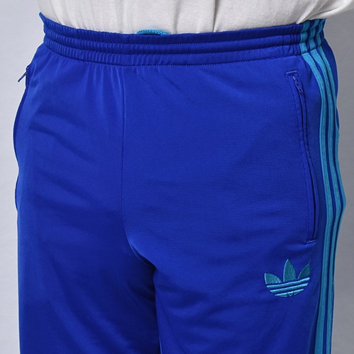 Adidas/3-Stripes Track Pants�ʥ��ǥ����� �ȥ�å��ѥ�ġ˥֥롼�ߥ饤�ȥ֥롼/������W30-38inch [y-1387]