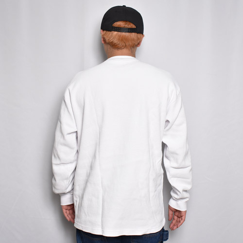 Los Angeles Apparel/Waffle L/S T-Shirtʥ󥼥륹ѥ åեTġ˥ۥ磻 [a-6913]