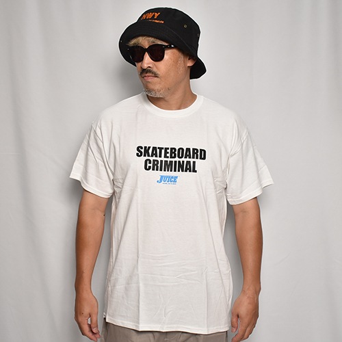 Juice Magazine/Skateboard Criminal S/S T-Shirtʥ塼ޥ Tġ˥ۥ磻 [a-7131]