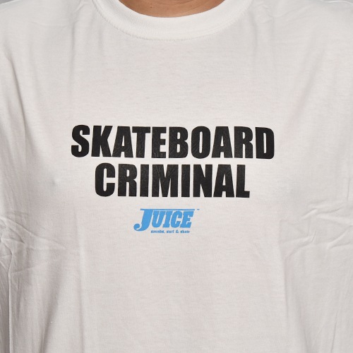 Juice Magazine/Skateboard Criminal S/S T-Shirtʥ塼ޥ Tġ˥ۥ磻 [a-7131]