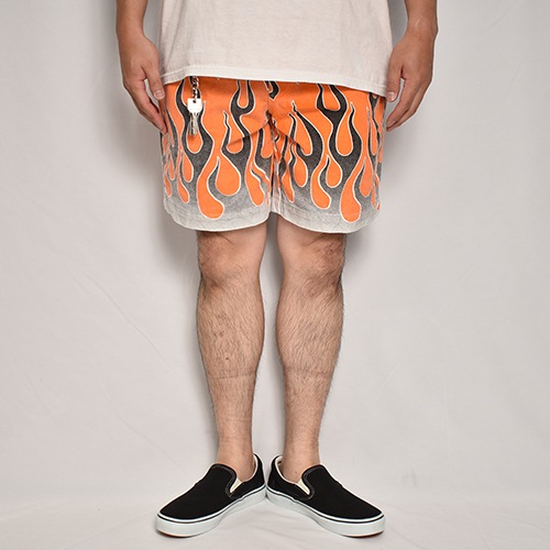 Flames Printed Easy Short Pants（フレームスイージーショートパンツ