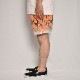 Flames Printed Easy Short Pants�ʥե졼�ॹ�����������硼�ȥѥ�ġ˥���󥸡ߥ֥�å�/�ۥ磻�� [a-7524]