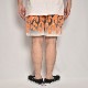Flames Printed Easy Short Pants�ʥե졼�ॹ�����������硼�ȥѥ�ġ˥���󥸡ߥ֥�å�/�ۥ磻�� [a-7524]