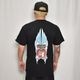 Santa Monica Airlines/Bennett Harada Tiger S/S T-Shirt�ʥ��󥿥�˥������饤�� T����ġ˥֥�å� [a-8027]