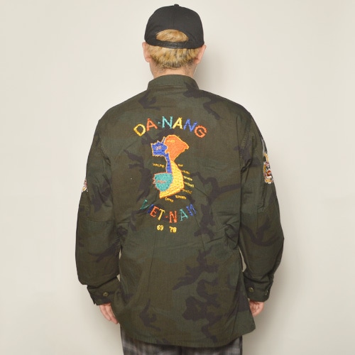 Us Customized Vietnam War Souvenir Shirt Jacket（US
