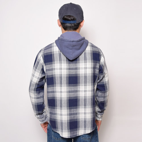 TowncraftUS/Hooded Flannel Shirtʥ󥯥եȡߥ աɥġ˥ͥӡߥۥ磻 [a-1927]