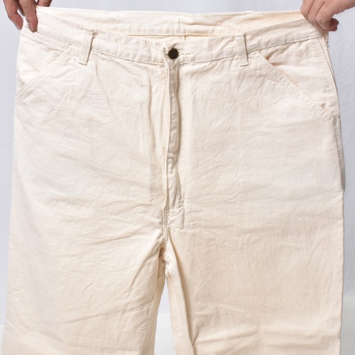 ��Roebucks-Sears/White Drill Painter Pants�ʥ����Хå���-�������� �ڥ��󥿡��ѥ�ġ˥ۥ磻��/������W38 [y-1180]