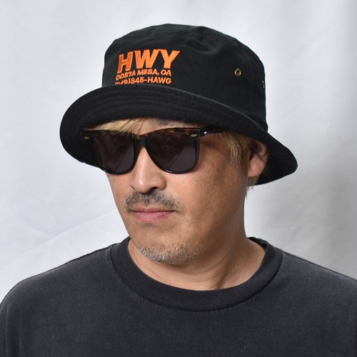 US✖️HWY ハット HWY×US/Hawg Cotton Bucket Hat（エイチダブリューワイ×アス ハット