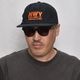 HWY��US/Hawg Cotton Twill 6panel Cap�ʥ��������֥�塼�磻�ߥ��� ����åס˥֥�å��ߥ���� [a-8367]