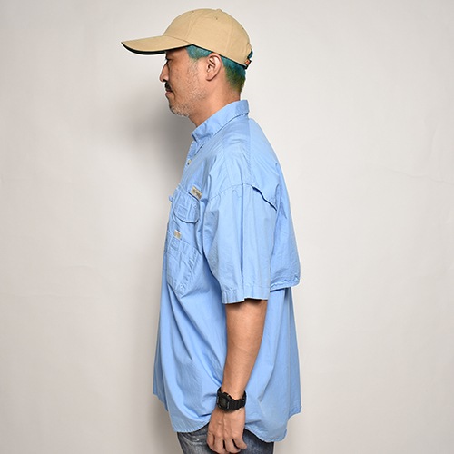 Columbia Sportswear/S/S PFG Fishing Shirtʥӥ եå󥰥ġ˥֥롼/L [z-5556]