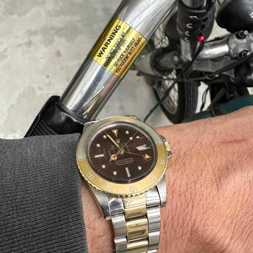 Sunrise Cycles��Us/Limited ��Gold Chrome�� Warning Handlebar Sticker�ʥ���饤����������ߥ��� ���ƥå����˥������ [a-7446]