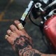 Sunrise Cycles��Us/Limited ��Gold Chrome�� Warning Handlebar Sticker�ʥ���饤����������ߥ��� ���ƥå����˥������ [a-7446]