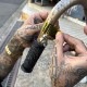 Sunrise Cycles��Us/Limited ��Gold Chrome�� Warning Handlebar Sticker�ʥ���饤����������ߥ��� ���ƥå����˥������ [a-7446]