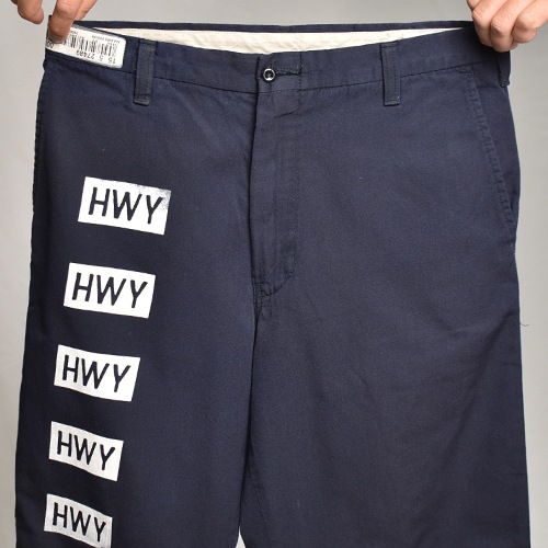 HWY��Us/Limited Hand-Printed Work Pants�ʥ��������֥�塼�磻�ߥ��� ����ѥ�ġ˥ͥ��ӡ�/W32 [y-0224]
