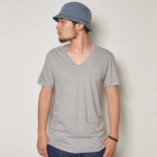 Ralph Lauren/Classic Cotton V-neck T-shirt�ʥ��ե������ V�ͥå�T����ġ˥إ������졼 [n-9164]