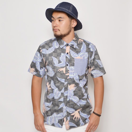 Vans/Maxon Aloha ShirtʥХ ϥġ˥֥åߥ֥롼ߥ [a-0293]