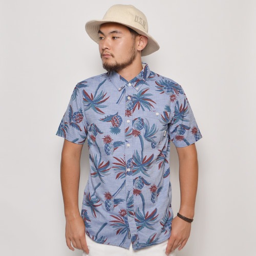 Vans/Ripley B.D. S/S ShirtʥХ 硼ȥ꡼֥ġ˥֥롼졼ߥ꡼ߥСǥ [a-0294]