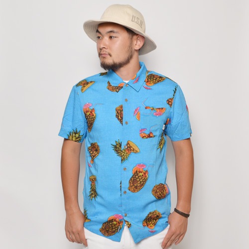 Vans/Vista Aloha ShirtʥХ ϥġ˥֥롼ߥ [a-0295]