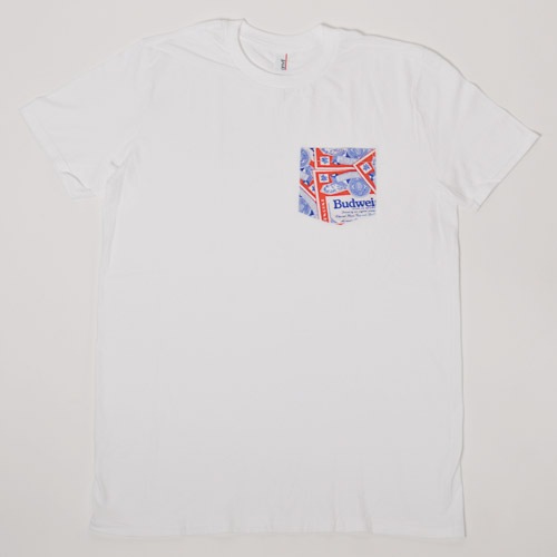 Budweiser��US/Vintage Fabric Pocket T-Shirts�ʥХɥ磻�����ߥ��� �ݥ��å�T����ġ˥�����A [a-0328]