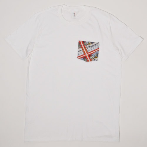 Budweiser��US/Vintage Fabric Pocket T-Shirts�ʥХɥ磻�����ߥ��� �ݥ��å�T����ġ˥�����C [a-0330]