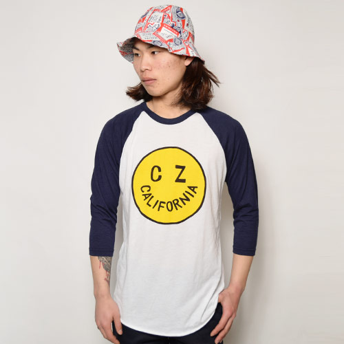 Cycle Zombies/Reaper Smile 3/4 Sleeve T-Shirt（サイクルゾンビ 七分 