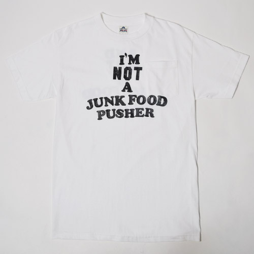 70-80's Replica/Junk Food Pocket T-Shirtʥץꥫ 󥯥աTġ˥ۥ磻 [a-1046]