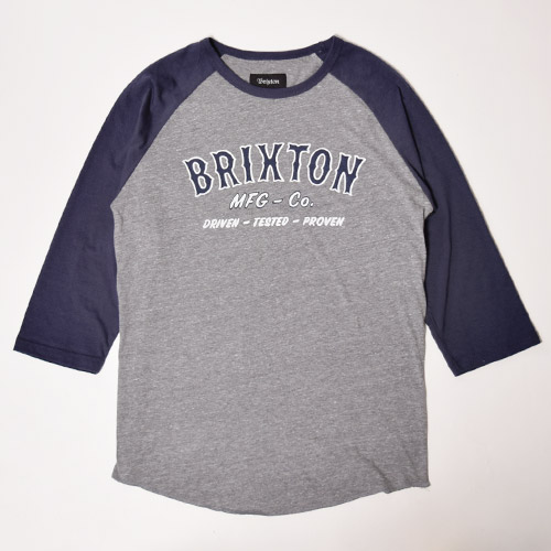Brixton/Harold 3/4 Sleeve Ragran T-Shirtʥ֥ꥯȥ 饰Tġ˥إ졼ߥͥӡ [a-1193]