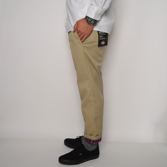DickiesUS/Roll Up Check Pantsʥǥåߥ 륢åץѥġ˥١ [n-7416]