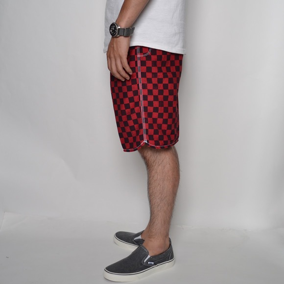 Vans/The Era Classic Board Shorts�ʥХ� �ܡ��ɥ��硼�ġ˥�åɡߥ֥�å� [n-6967]