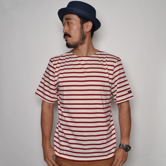 Saint JamesボーダーTシャツ SAINT JAMES (セントジェームス) 別注 ウエッソン ルーズ