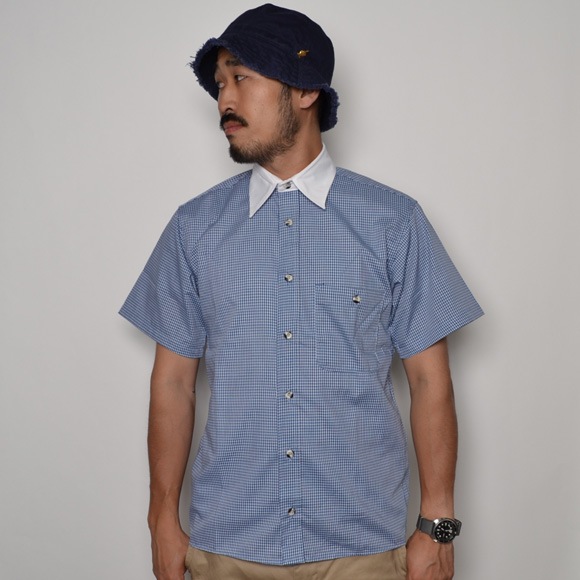 Red Kap��US/S/S Cleric Check Shirt�ʥ�åɥ���åסߥ��� �����å������å�����ġ˥ۥ磻�ȡߥ֥롼 [n-6886]