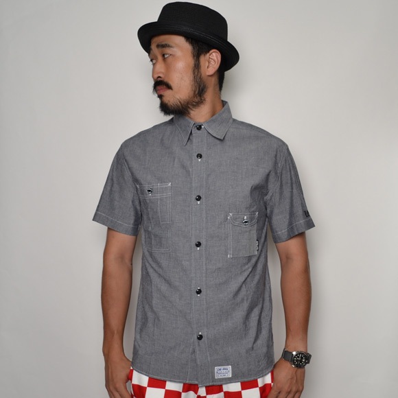 Cut-Rate/S/S Chambray Shirtʥåȥ쥤 ֥졼ġ˥ͥӡ [n-6994]