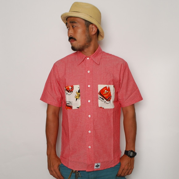 Unfinish/Chambray Shirtsʥե˥å ֥졼ġ˥å [n-7188]