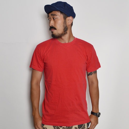 Wash Factory/Pigment Dyed T-Shirt�ʥ����å���ե����ȥ꡼ T�����) ��å� [n-8322]