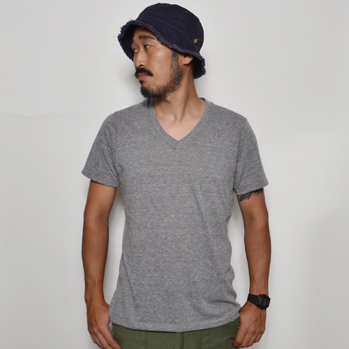 Alternative Apparel/Heathered V-Neck T-Shirt�ʥ��륿�ͥ��ƥ��֥��ѥ�� V�ͥå�T����ġ˥إ������졼 [n-8377]