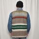 ��60's-70's Vintage Mexican Rag Vest��60's-70's������ơ��� �ᥭ������饰�٥��ȡ˥��������ߥ�åɡߥ��꡼�� [y-0925]