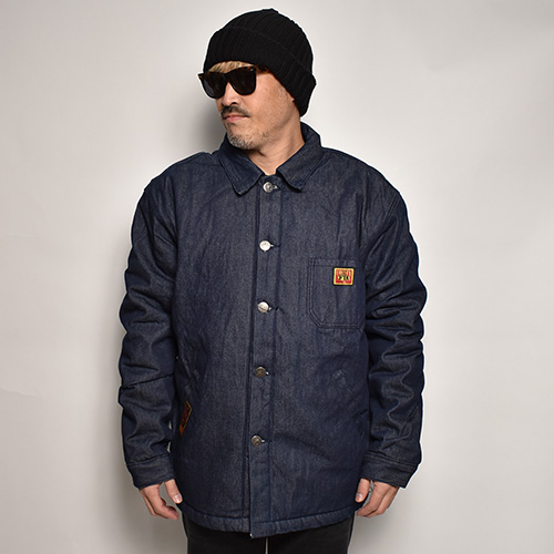 FB County/Over Sized Sherpa Lined Denim Chore Coat（エフビー ...