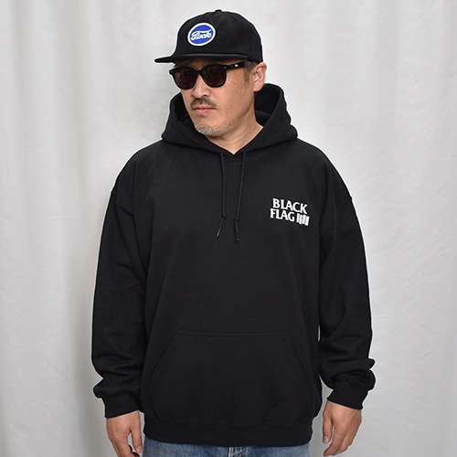 Black Flag/Bars & Logo Pullover Hoodie（ブラックフラッグ