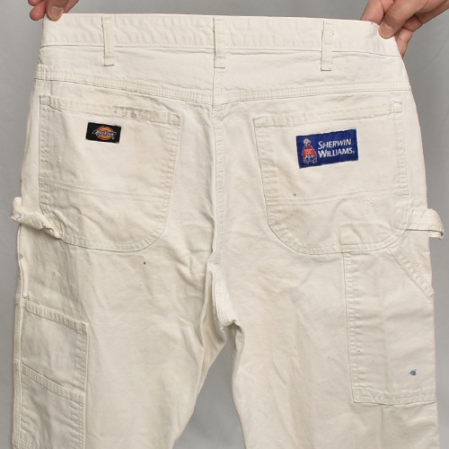 Dickies SHERWIN WILLIAMS ホワイト ペインターパンツ Dickies × Sherwin Williams ペインターパンツ Dickies × Sherwin