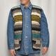 ��60's-70's Vintage Mexican Rag Vest��60's-70's������ơ��� �ᥭ������饰�٥��ȡ˥��������ߥ֥롼 [y-0926]