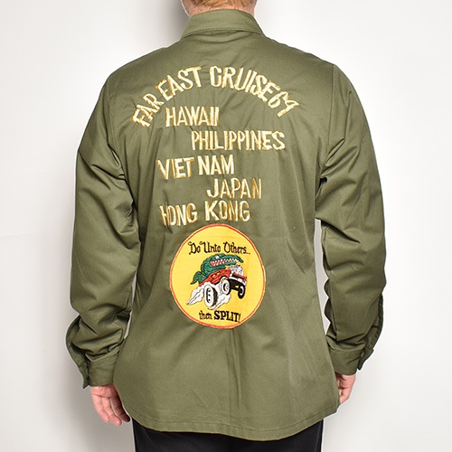 Us Customized US Military Far East L/S Utility ShirtUSߥ꥿꡼ 桼ƥƥġ˥꡼ [a-5752]