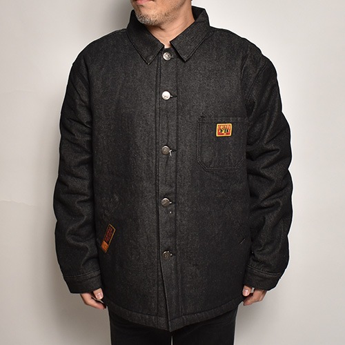 fb county カバーオール FB County/Over Sized Sherpa Lined Denim Chore Coat（エフビー