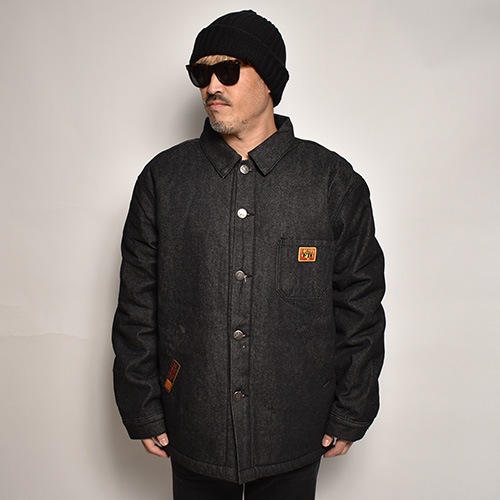 FB County/Over Sized Sherpa Lined Denim Chore Coat（エフビー