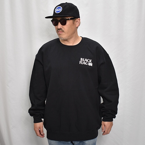 Black Flag/Bars & Logo Crewneck Sweatshit（ブラックフラッグ